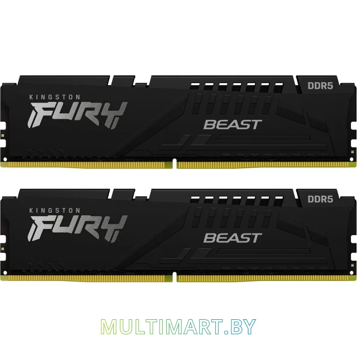 Оперативная память Kingston FURY Beast Black 2x16GB DDR5 PC5-44800 (KF556C36BBEK2-32)